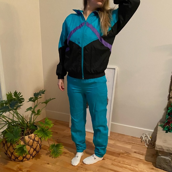 90s Windbreaker Set EuroSport Size Small - Picture 16 of 16